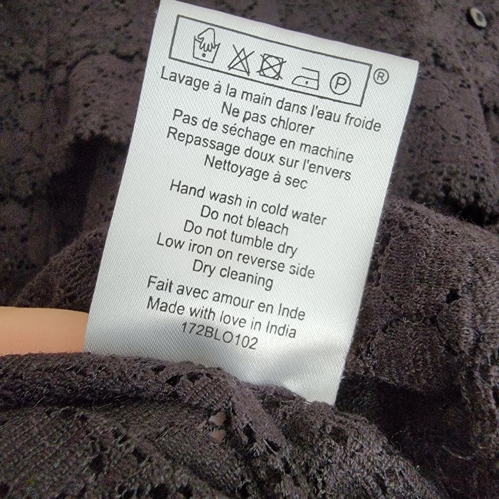 Sezane Ninon Top in Black size 38 - Picture 9 of 9
